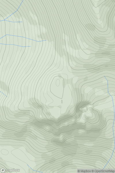 Thumbnail image for Stob Glas [Loch Lomond to Strathyre] [NN403202] showing contour plot for surrounding peak